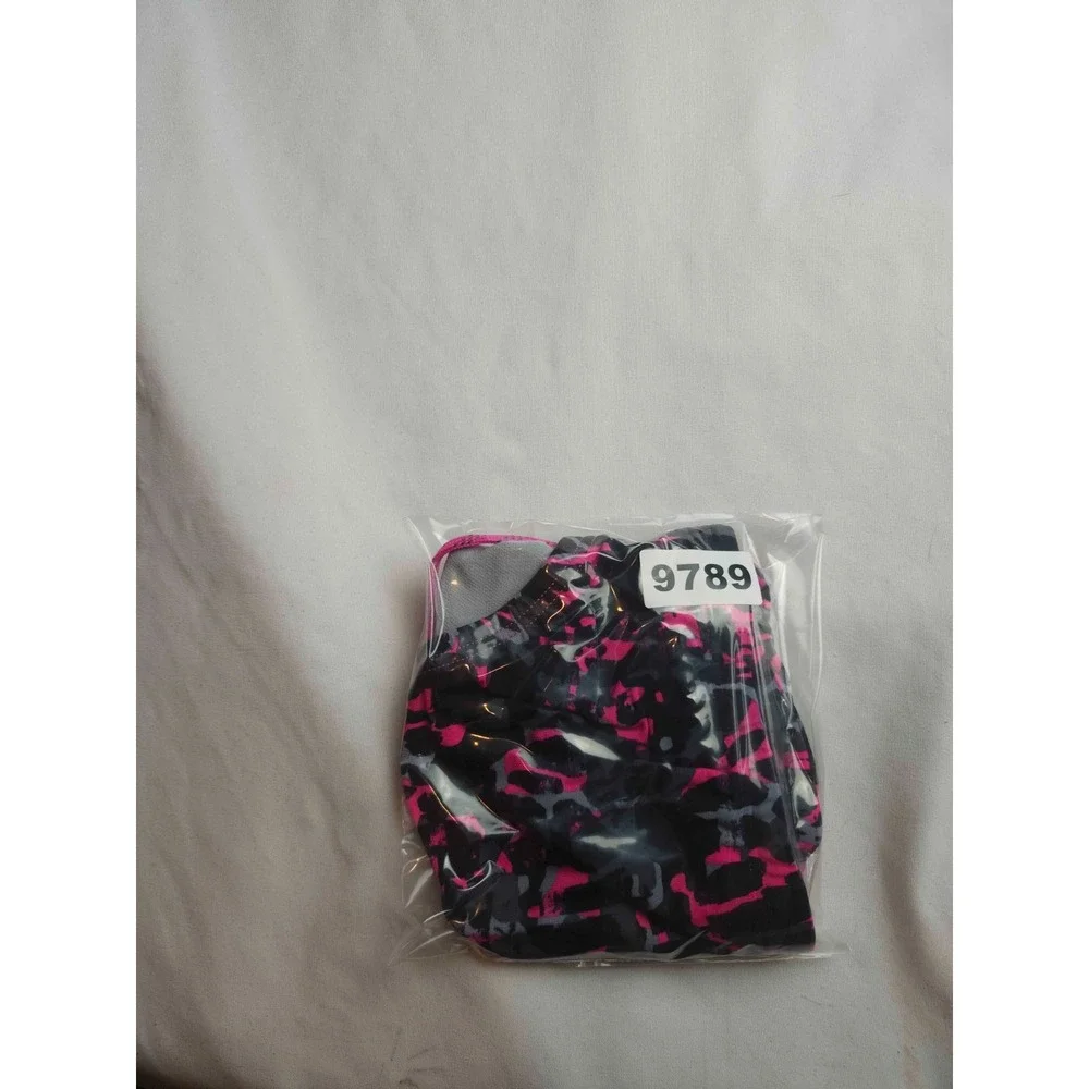 Speedo Endurance Lite Bikini Womens Size 12 Black Pink Camouflage Athletic NWT